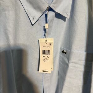 Lacoste Men's Sky Blue Casual Shirt